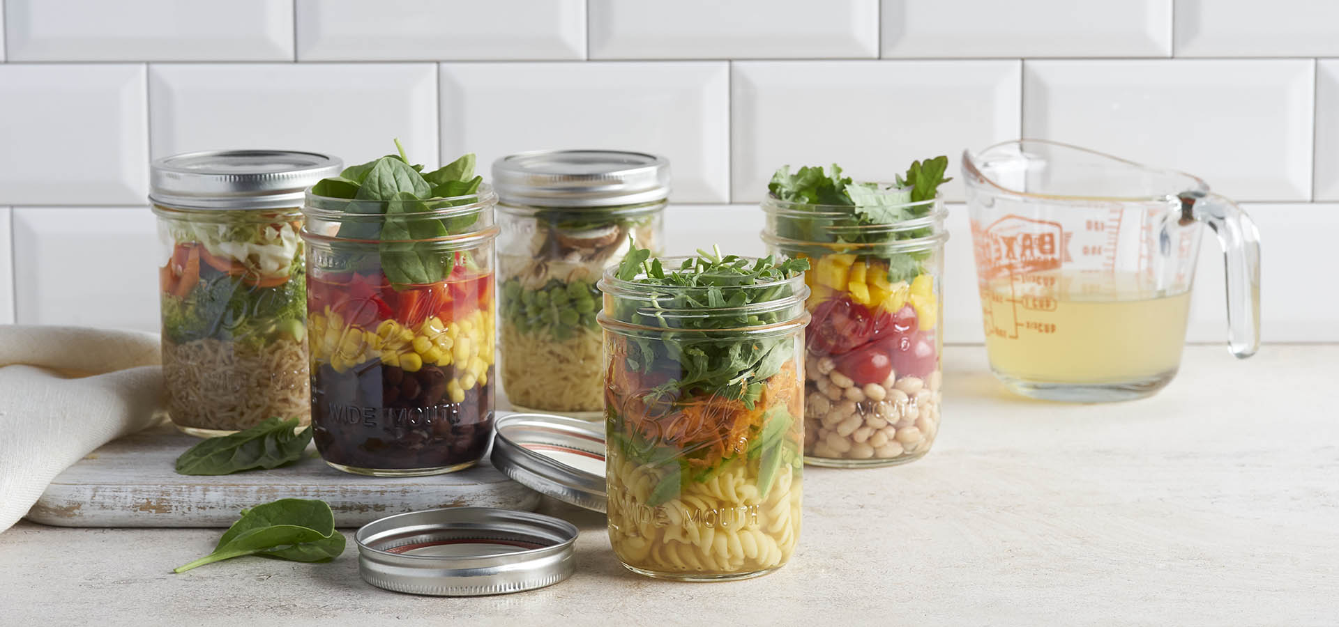 Mason Jar Vegetable Soups