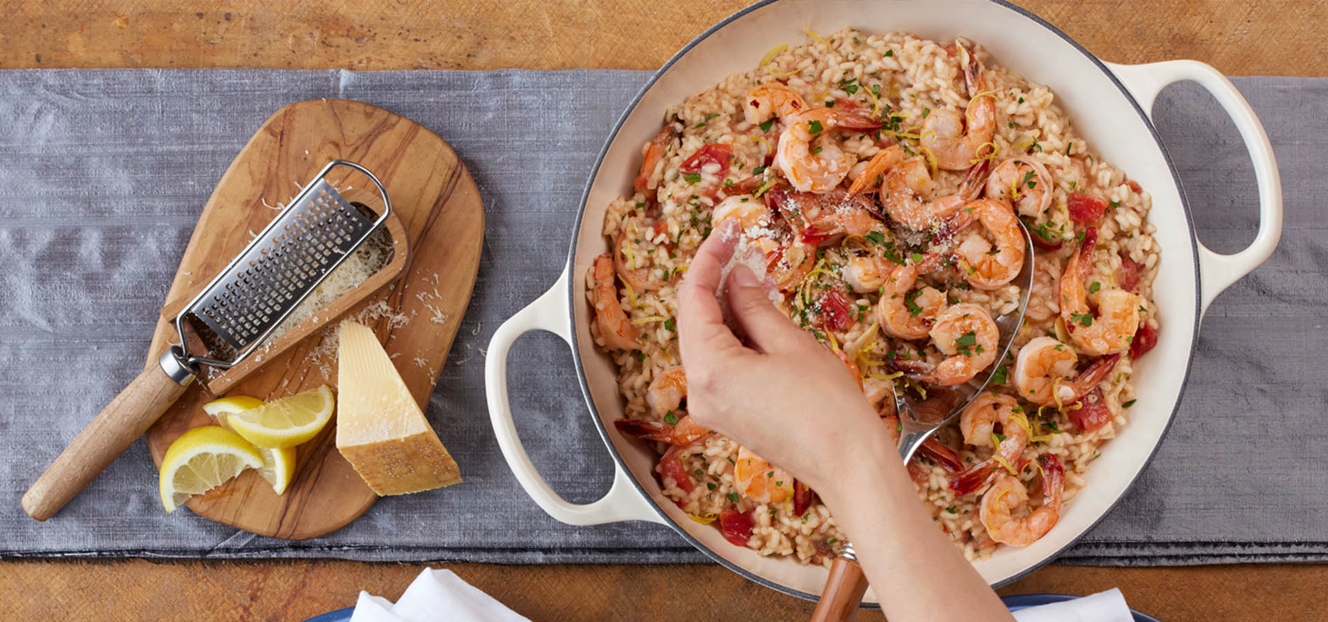 Spicy Shrimp Risotto