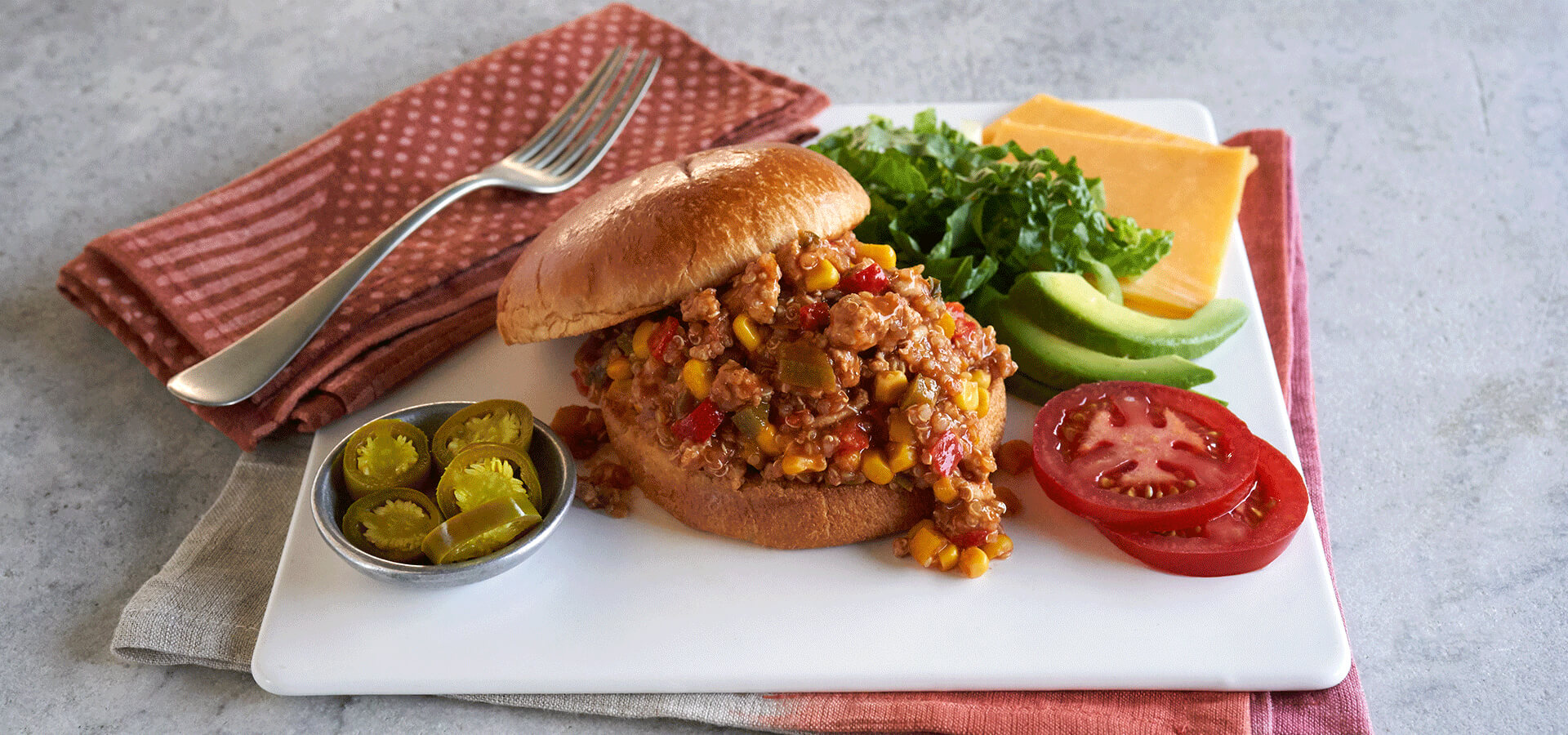 Mexican-Style Turkey Joes
