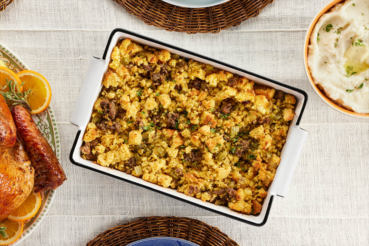 Classic Cornbread Sausage Stuffing