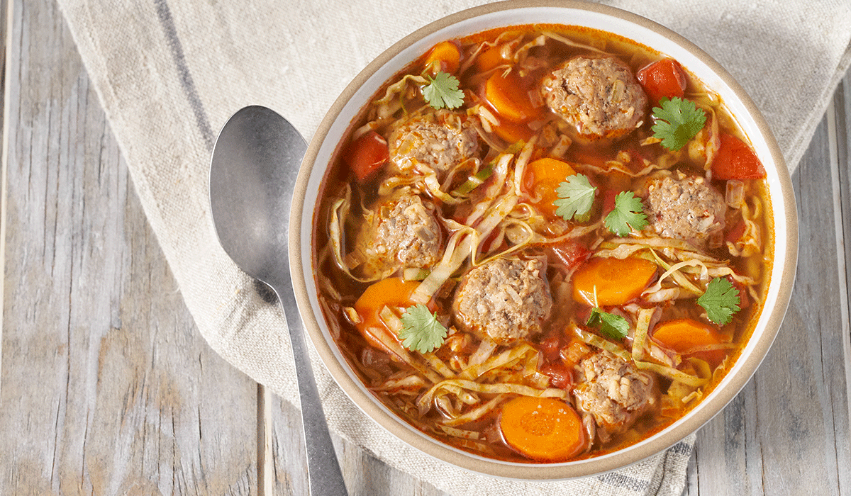 Mexican Meatball Soup