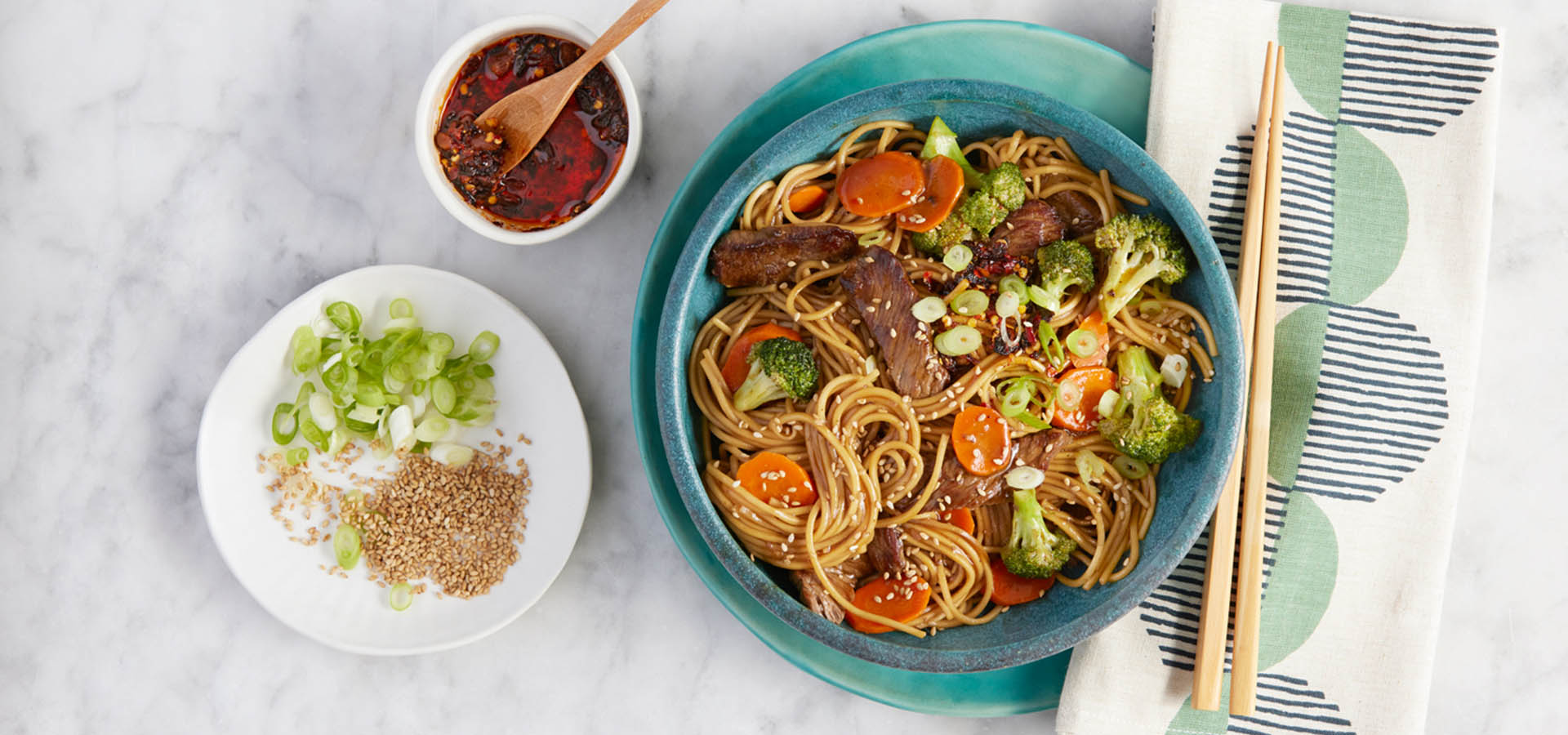 One Pot Beef & Broccoli Lo Mein