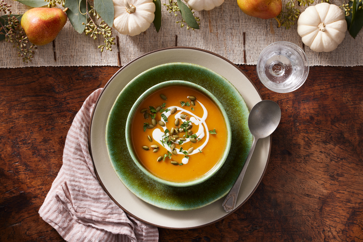Pumpkin Pear Ginger Soup