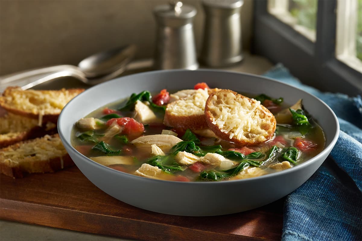 Chicken Bruschetta Soup