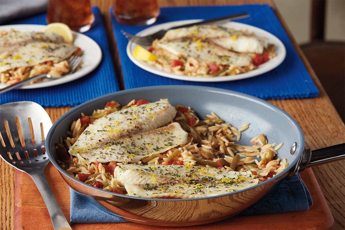 Lemon & Herb Fish Skillet