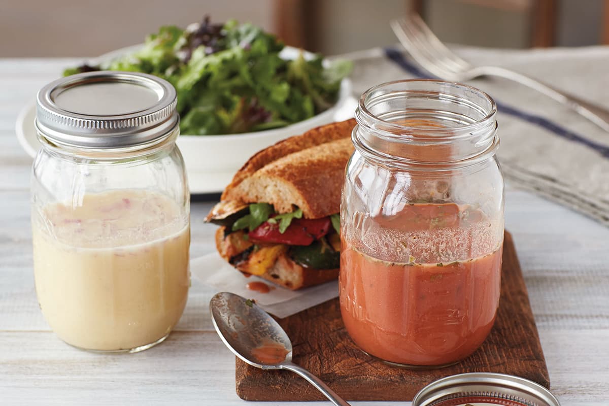 No-Oil Tomato Herb Vinaigrette