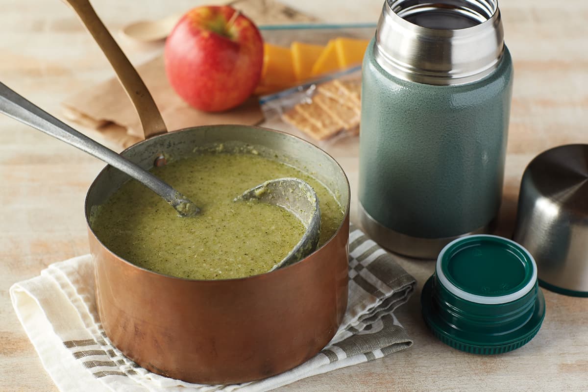 Skinny “Creamy” Broccoli Soup